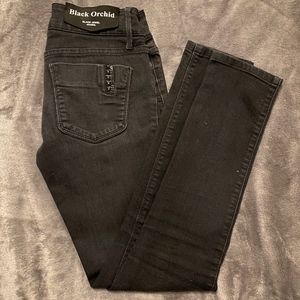 Black Orchid Low-Rise Jeans